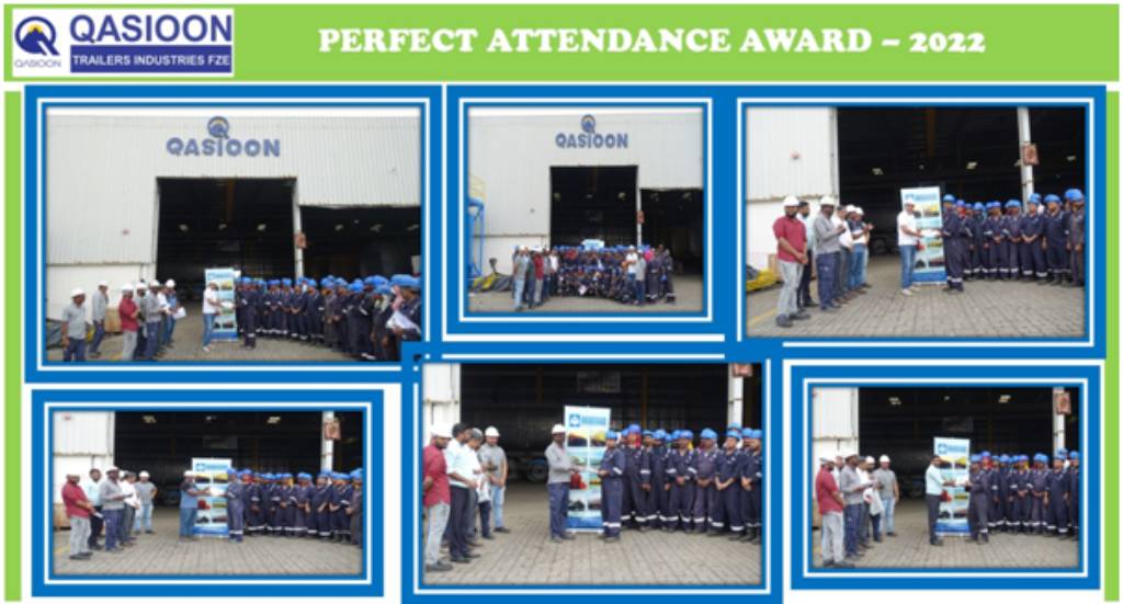 Perfect Attendance Award – 2022